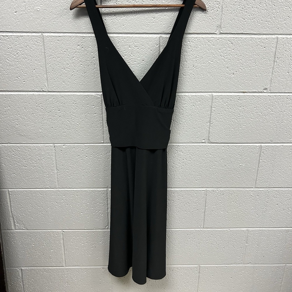 Ronni Nicole Womens Sleeveless Black A-Line Dress Size 16 Knee Length 1970781